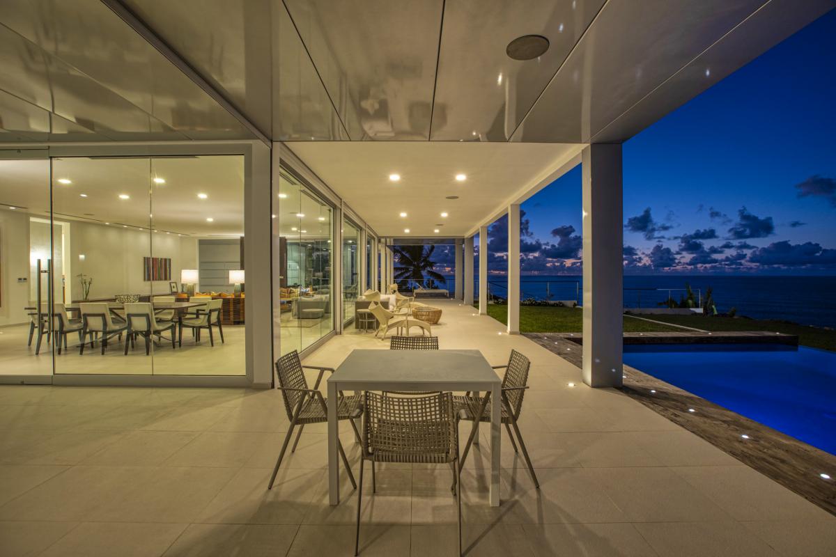A louer villa Saint Martin Terres Basses - Villa 5 chambres - La Falaise aux oiseaux - piscine - jacuzzi - vue mer (38)